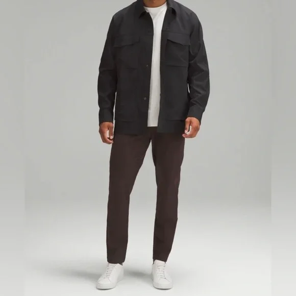 Lululemon Men's Slim-Tapered Heavy Twill Trouser in Espresso M5AYDS